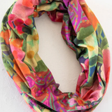 Full Boho Bandeau | Pink Painted Garden