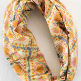 Full Boho Bandeau | Diamond Block Cream
