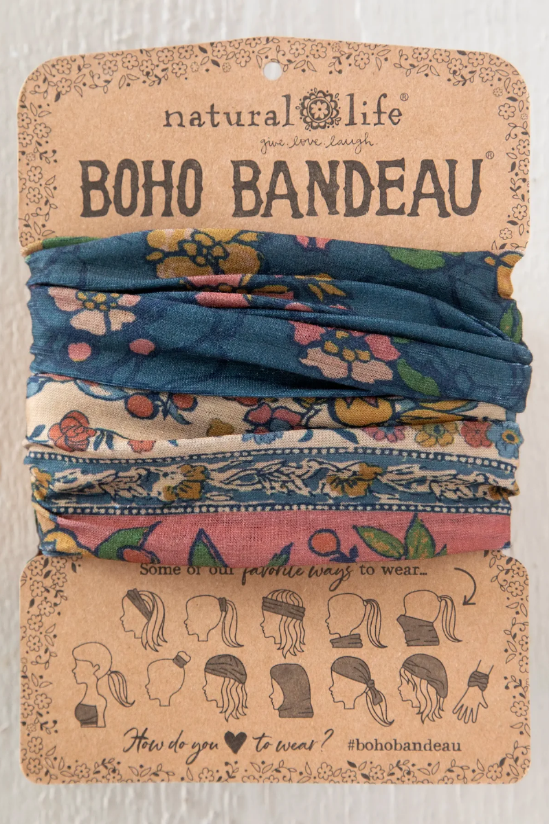Full Boho Bandeau | Blue Riviera Floral