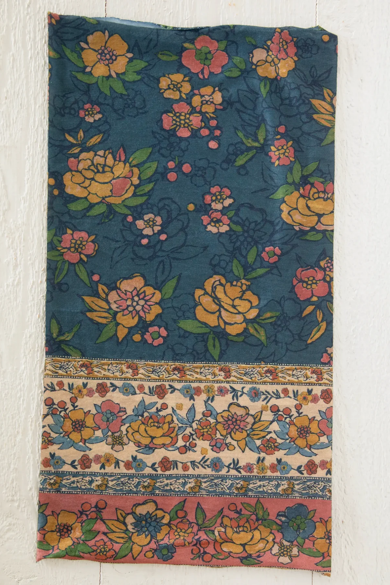 Full Boho Bandeau | Blue Riviera Floral