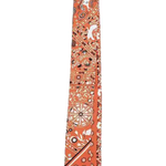 Bandana Print Skinny Scarf | Orange