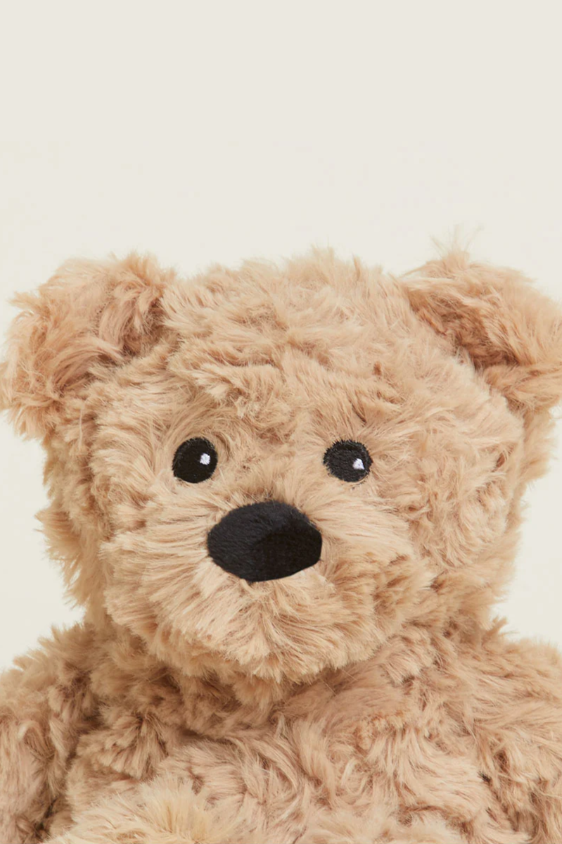 Jr Warmies | Brown Curly Bear