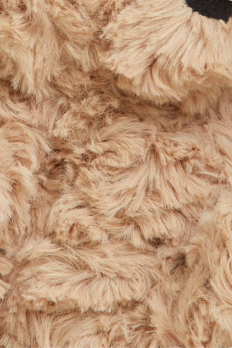 Jr Warmies | Brown Curly Bear