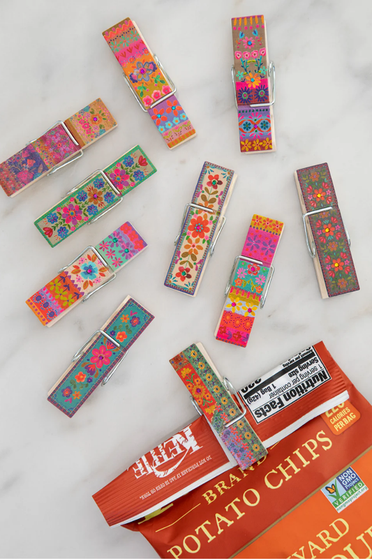 Folk Happy Clips - Set of 10 | Natural Life