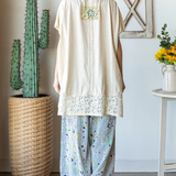 F-L-O-W-E-R Applique Top