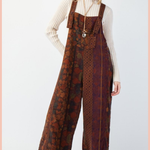 Floral Patchwork Overalls
