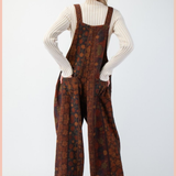 Floral Patchwork Overalls