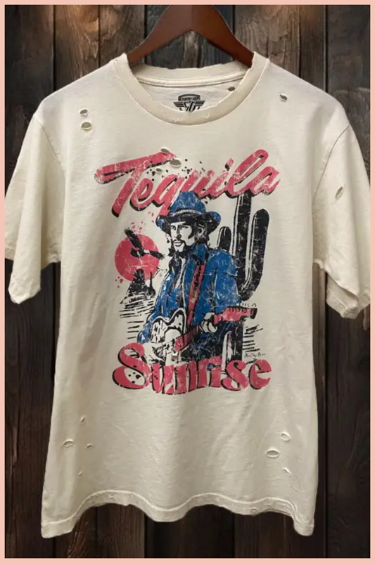 Tequila Sunrise Vintage Tee