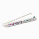 White Acrylic Rack & Pusher Set | Oh My Mahjong