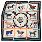 Ten Horses Silky Bandana Scarf