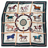 Ten Horses Silky Bandana Scarf