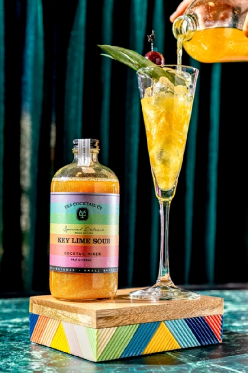 Key Lime Sour Cocktail Mixer with Glitter!