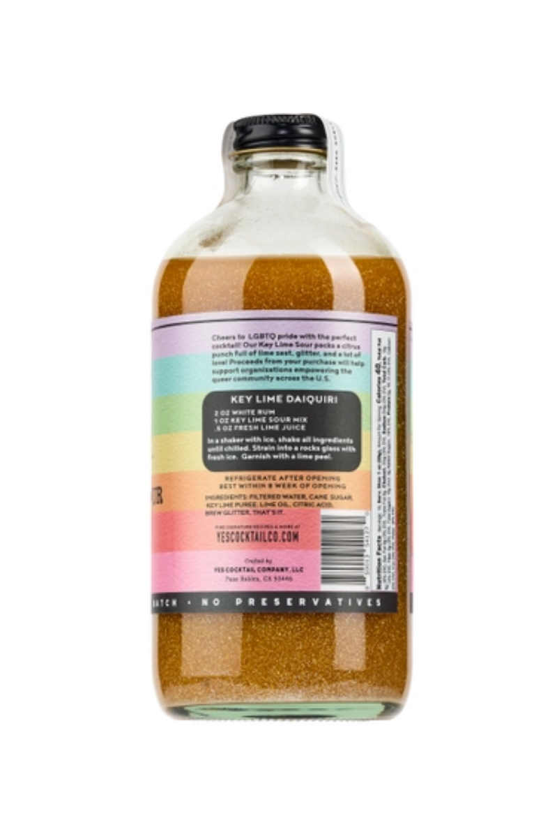 Key Lime Sour Cocktail Mixer with Glitter!