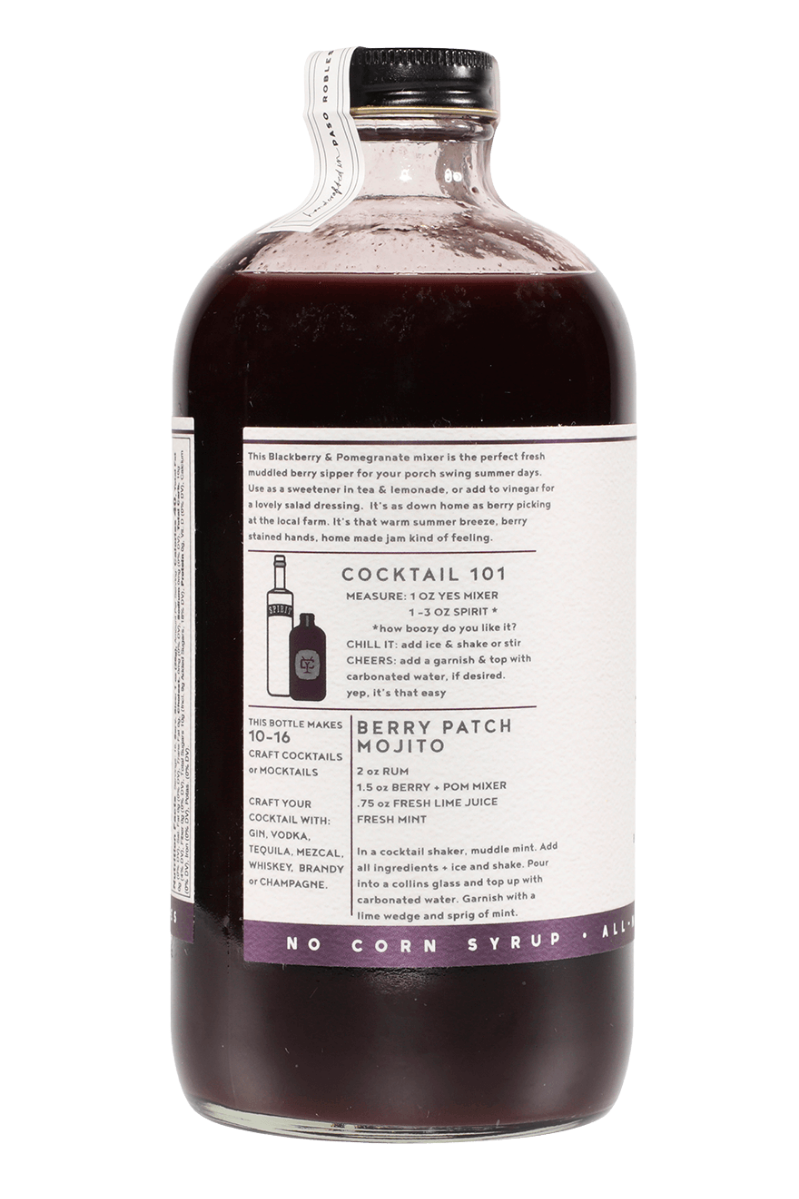 Blackberry Pomegranate Cocktail Mixer