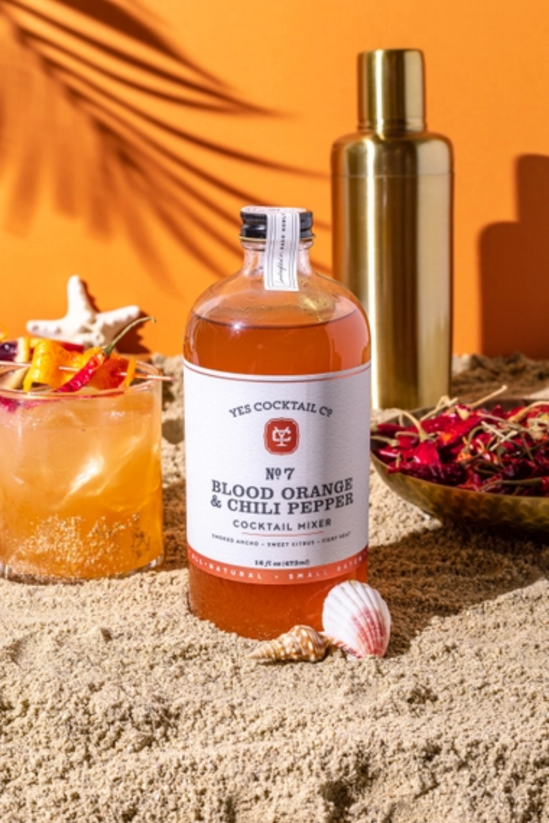 Blood Orange + Chili Pepper Cocktail Mixer