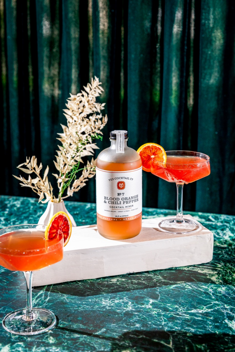 Blood Orange + Chili Pepper Cocktail Mixer