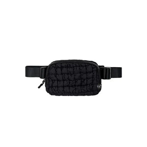 C.C. PUFFER FANNY PACK | BLACK
