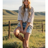 Striped Relaxed Everyday Tee