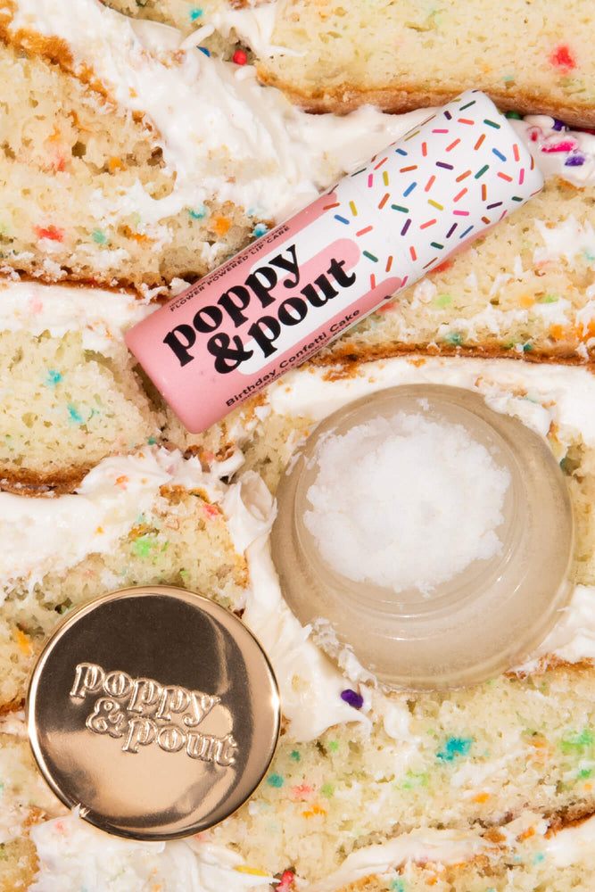 poppy+pout lip care duo - birthday cake-1