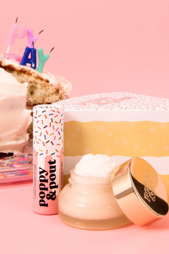 poppy+pout lip care duo - birthday cake-2
