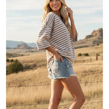 Striped Relaxed Everyday Tee
