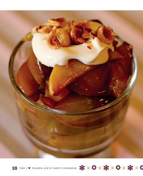 I Love Trader Joe's Party Cookbook | Baked Ginger Bourbon Pears