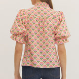 Fanned Flower Top