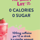 Sugar Free Strawberry Dragon Fruit Energy Syrup | Jordan's Skinny Mixes