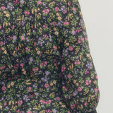 Floral Belted Button Front Mini Dress