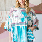 Flower Patchwork Top