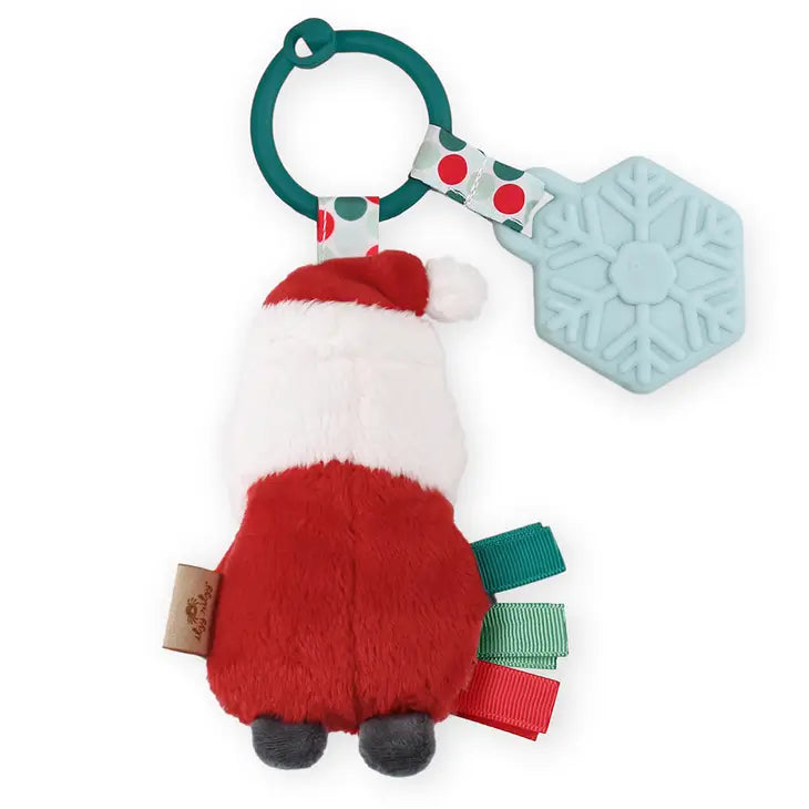 Holiday Santa Itzy Pal Plush + Teether