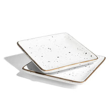 Load image into Gallery viewer, SPECKLED CERAMIC SOAP DISH | TERRAZZO WHITE
