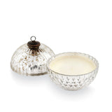 MERCURY GLASS ORNAMENT CANDLE | BALSAM + CEDAR