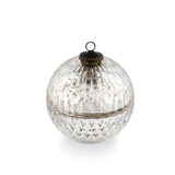 MERCURY GLASS ORNAMENT CANDLE | BALSAM + CEDAR