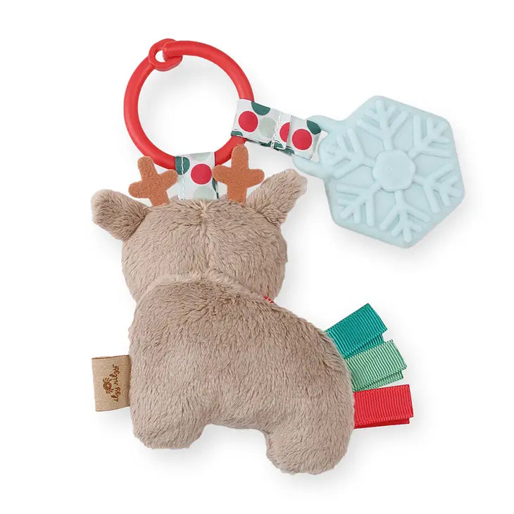 Holiday Reindeer Itzy Pal Plush + Teether