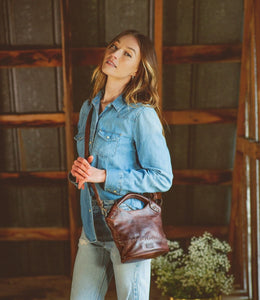 NEW! - DELILAH HANDBAG in ALMOND | BED|STÜ