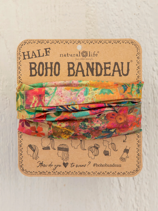 Half Boho Bandeau | Pink Patchwork