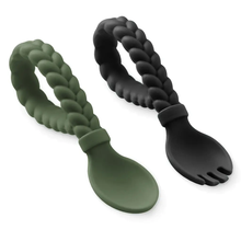 Load image into Gallery viewer, SWEETIE SPOONS | BABY SPOON + FORK SET
