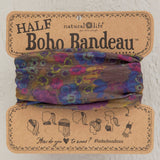 Half Boho Bandeau | Grey Dusty Floral