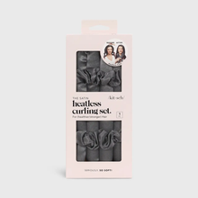 Load image into Gallery viewer, SATIN HEATLESS CURLING SET | CHARCOAL
